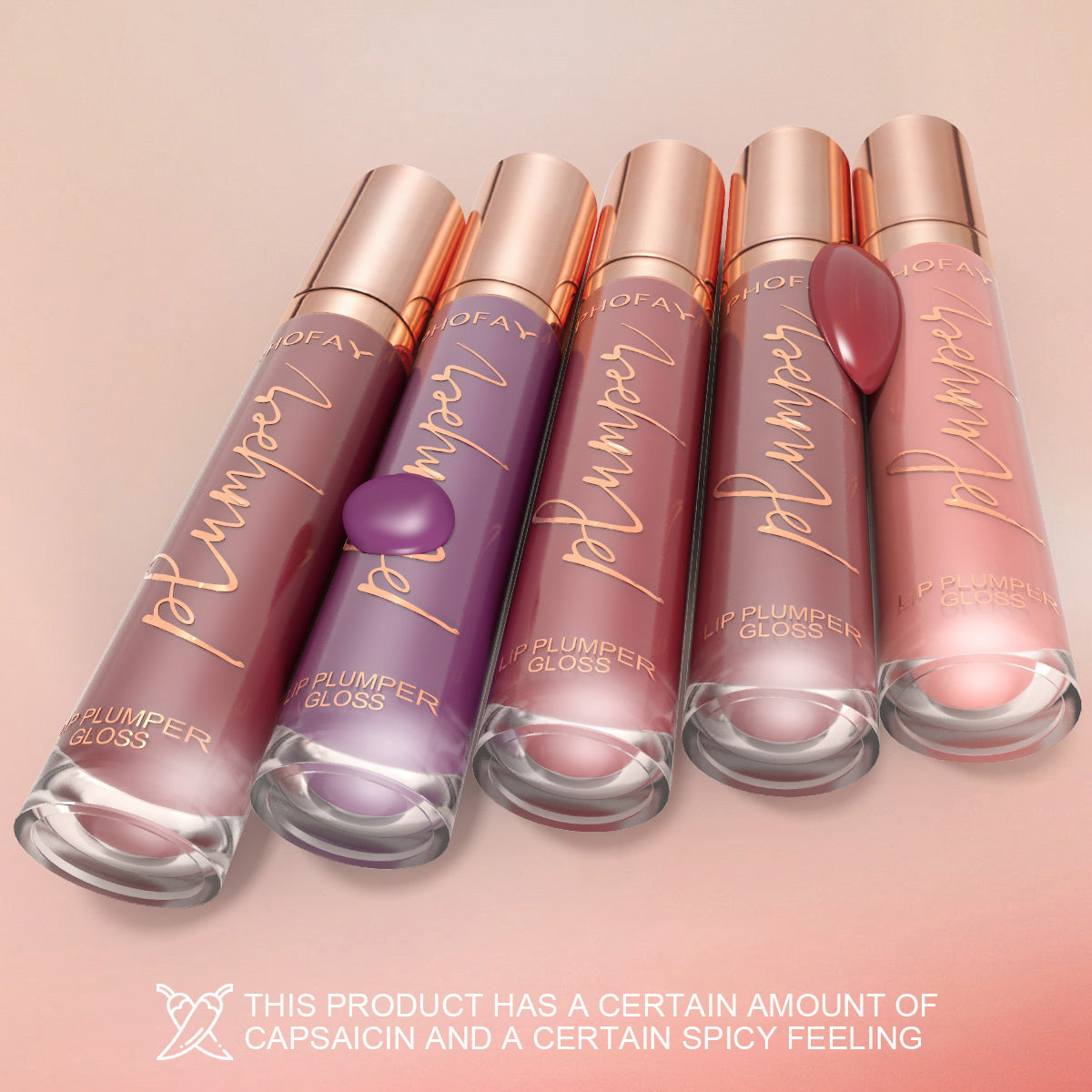 Phofay Shiny Lip Plumper Gloss