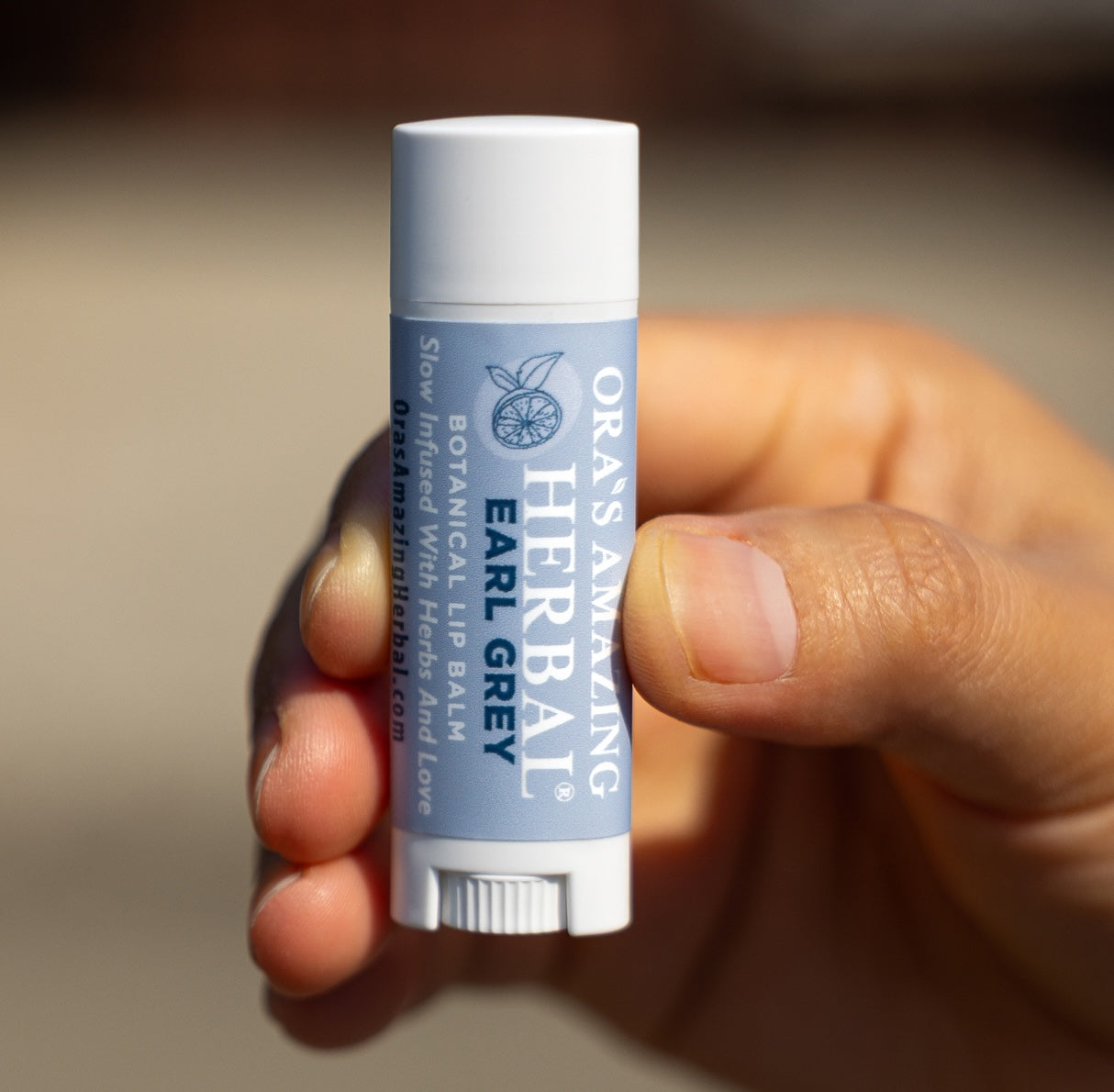 Natural Lip Balm, Herbal Infused, Earl Grey