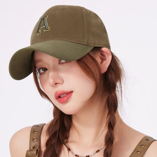 Embroidered Letter A Baseball Cap