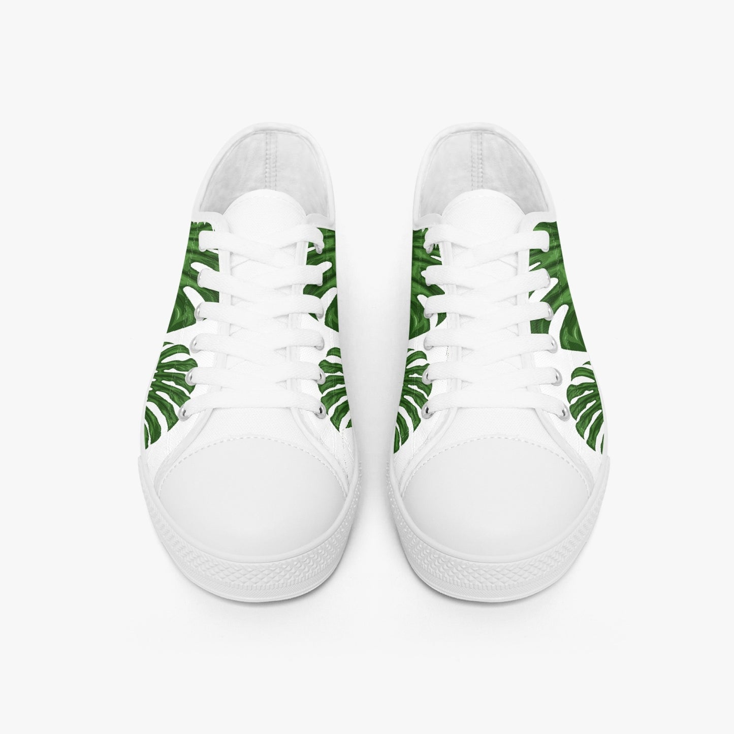 SHO-015W-24 Classic Low-Top Canvas Shoes - White