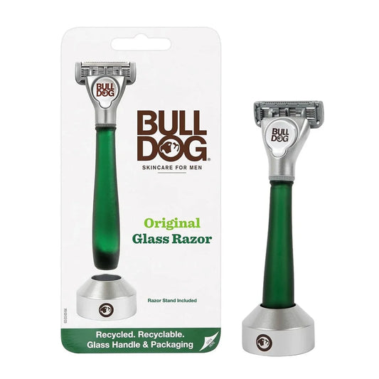 Bulldog Natural Skincare - Green Glass Razor 5 Blade, 1 ct - Men's Shaving Razor