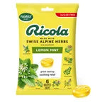 Ricola Lemon Mint Sugar-Free Cough Drops, 45 ct./Pack