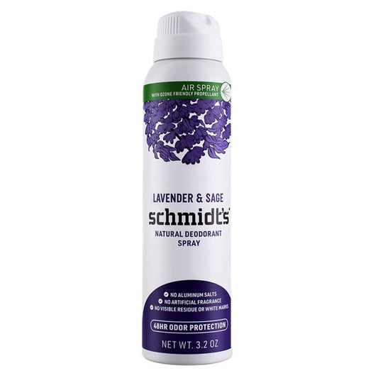 Schmidt's Deodorant, Lavender & Sage, Dry Spray, 3.2 oz