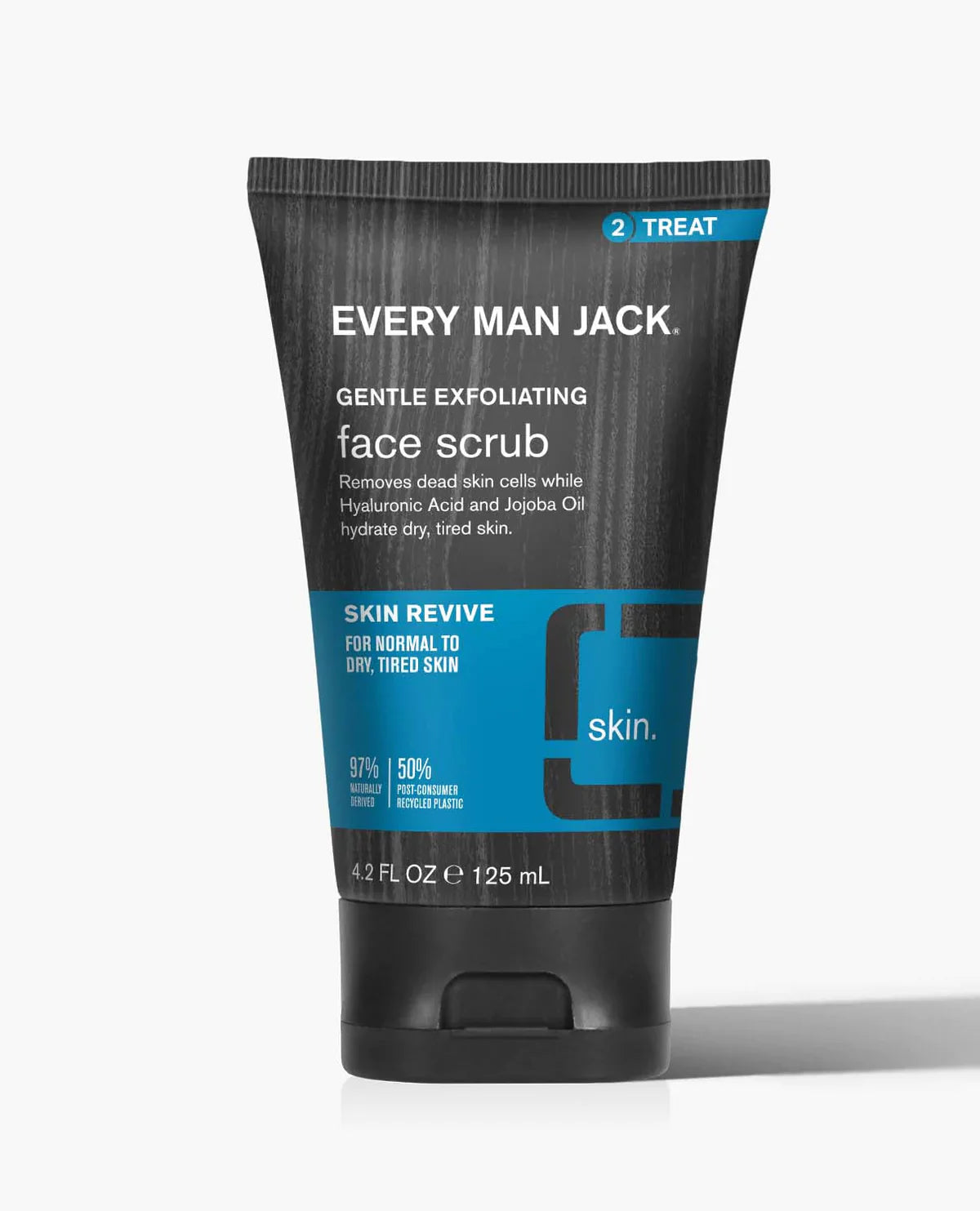 Every Man Jack Exfoliating Face Scrub with Invigorating Eucalyptus & Spearmint - 4.2 Fl Oz