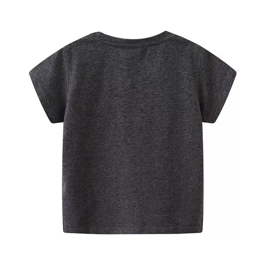 Children's Space-Themed Short Sleeve T-Shirt