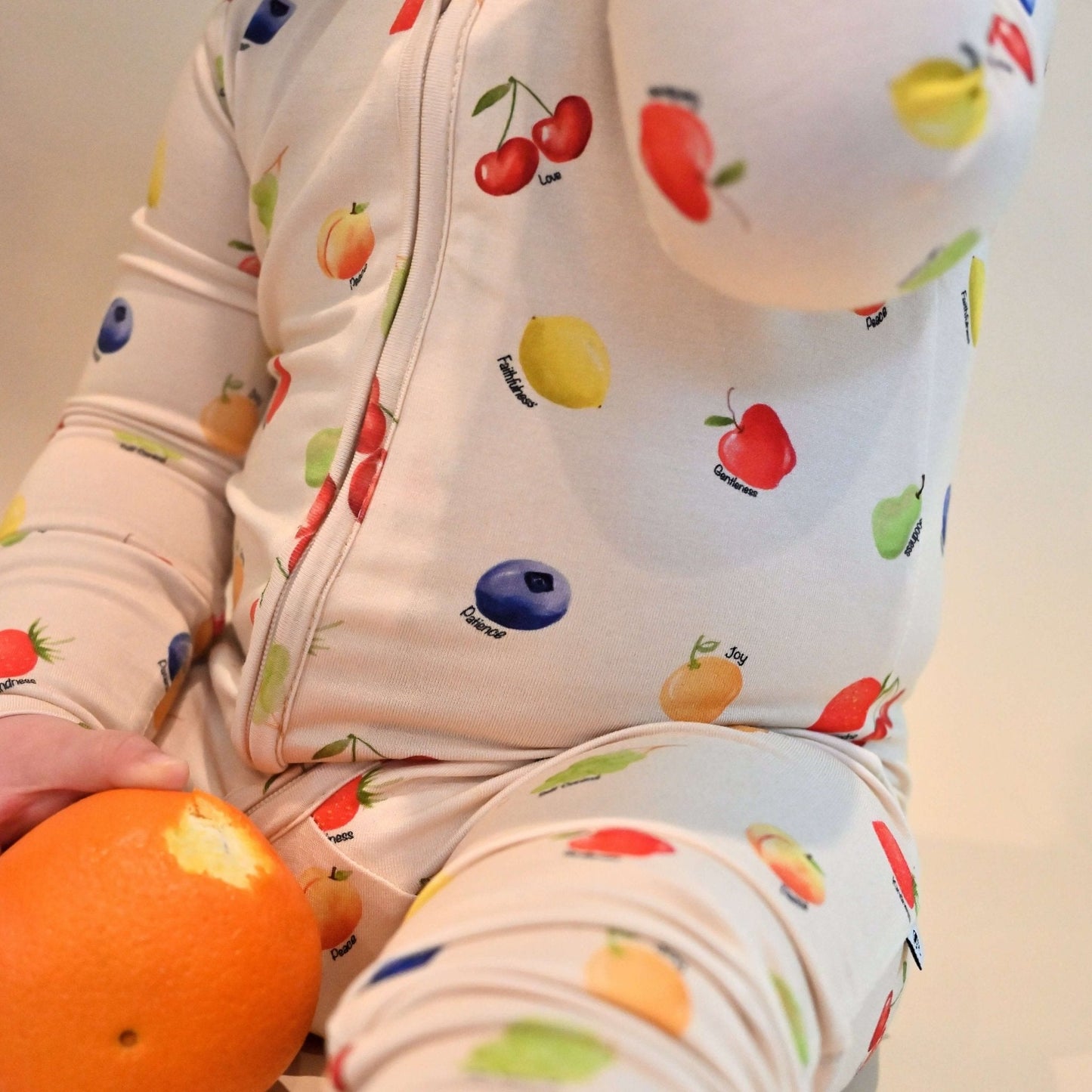 Fruit of the Spirit Zip Romper
