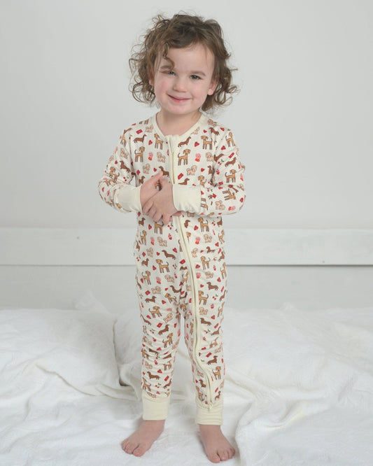 Puppy Love Bamboo Romper