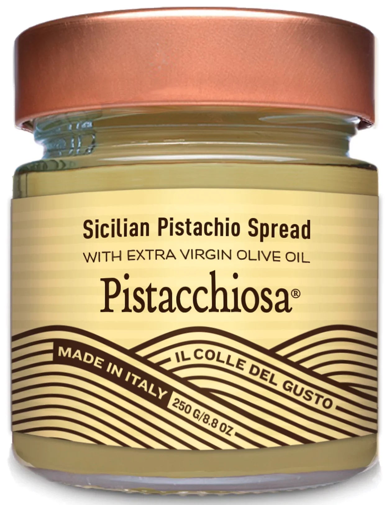 Pistachio Spread Produced by: Il Colle Del Gusto in Lazio, Italy