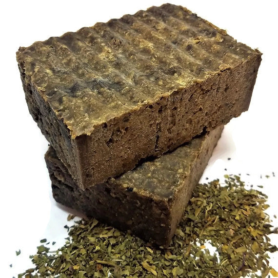 Peppermint African Black Soap