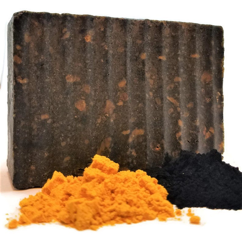 Activated Charcoal & Turmeric African Black Soap