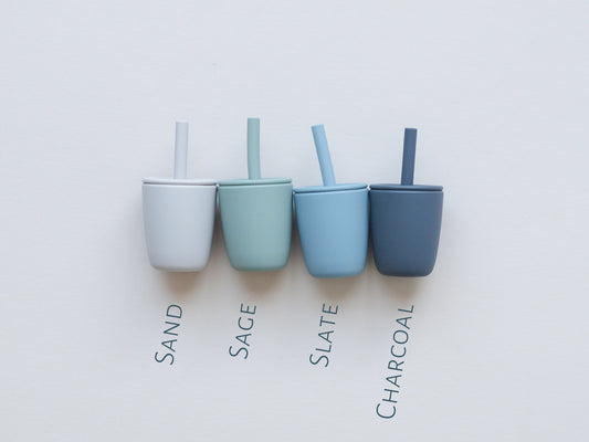Mini Straw Cup - Silicone Straw Cup for Babies & Young Toddlers