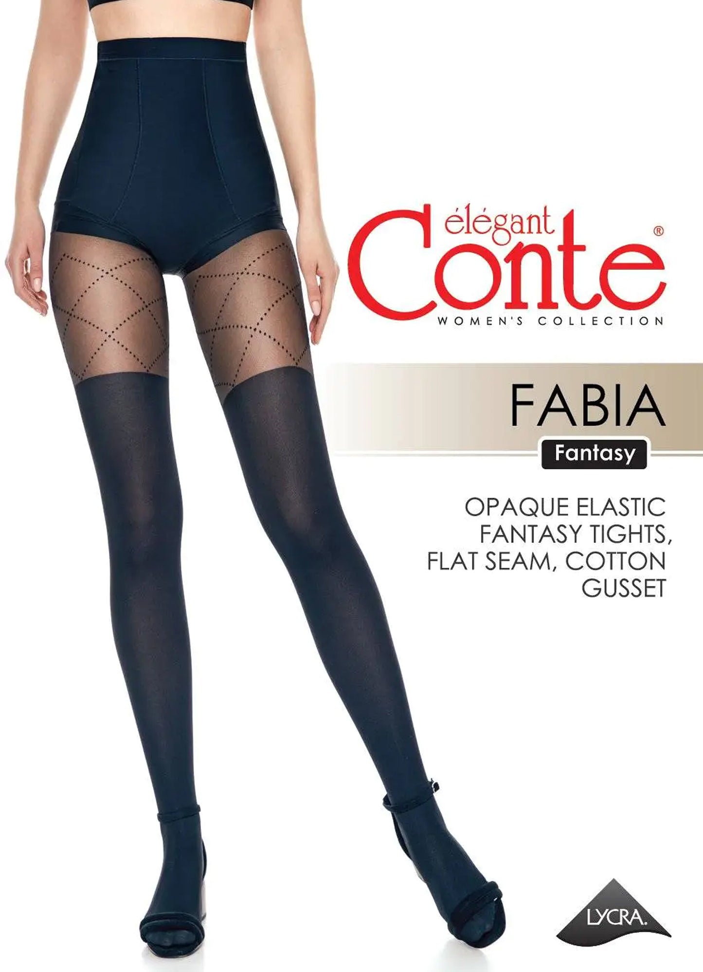 Fantasy Tights Conte Fabia - Stockings Imitation and Lacing