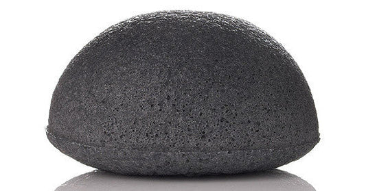 Konjaku & Charcoal Exfoliating Sponge - NOW 50% OFF