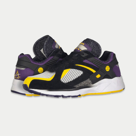 LA Gear Men's Catapult Light-Up Lowtop | Black x Purple x Yellow