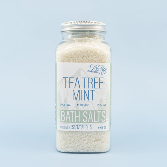 Bath Salts | Tea Tree Mint | Essential Oil | 20 oz