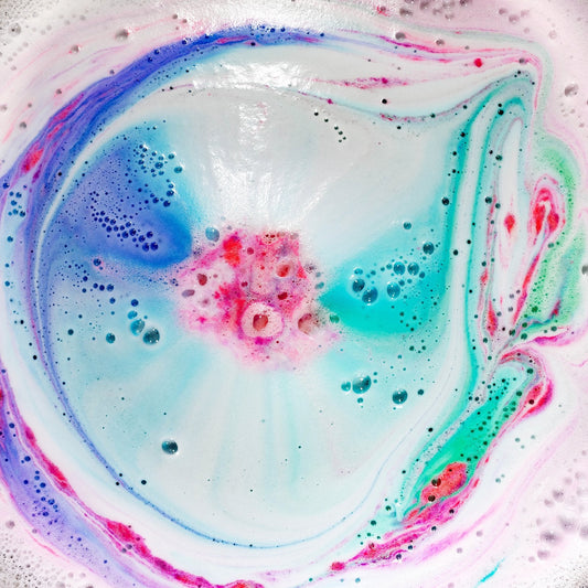 Bath Bomb | Rainbow Burst Bath Bomb | Sea Shell