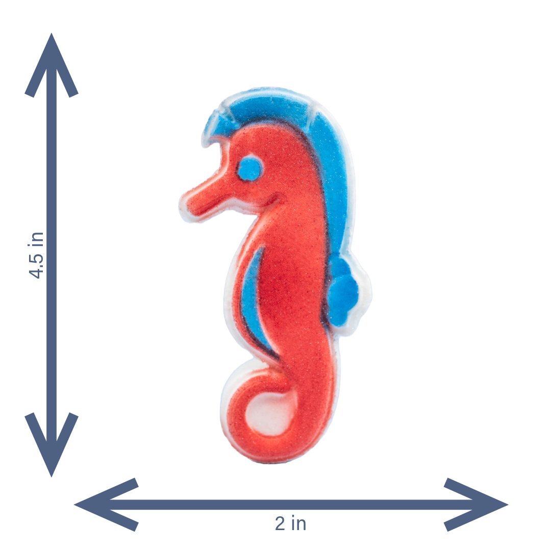 Bath Bomb | Rainbow Burst Bath Bomb | Sea Horse