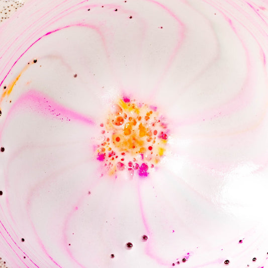 Bath Bomb | Rainbow Burst Bath Bomb | Flower