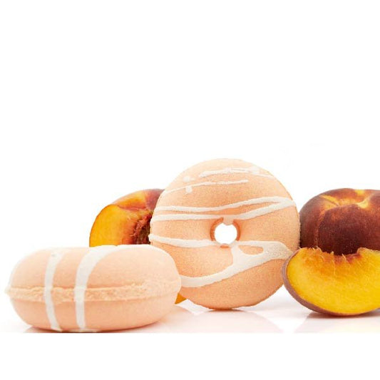 Bath Bombs | Peach Bath Bomb | Donut Bath Bombs