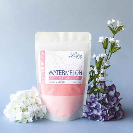 Coconut Milk Bath | Bath Fizz | Moisturizing Bath Soak | Watermelon