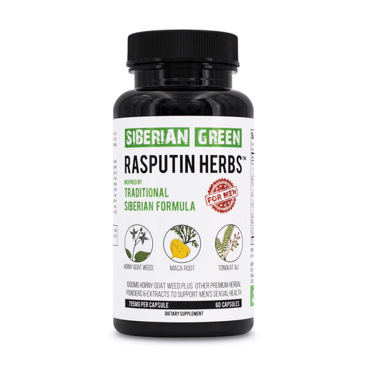 Rasputin Herbs with Horny Goat Weed Maca Root Complex 60 Caps