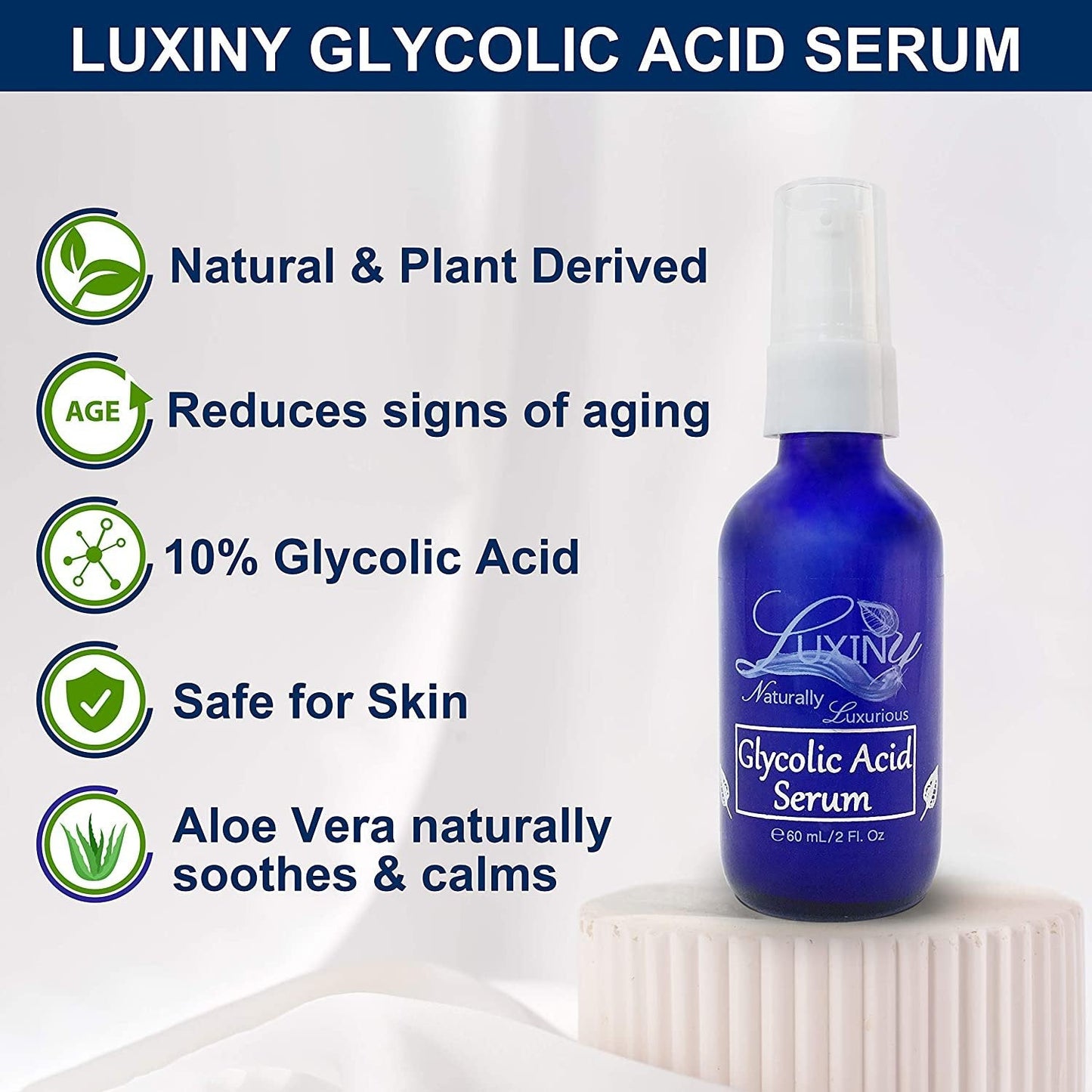 Exfolianting Serum | Glycolic Acid Serum Treatment | Natural Skincare Serum