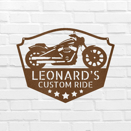 Motorcycle Decor - Custom Metal Sign