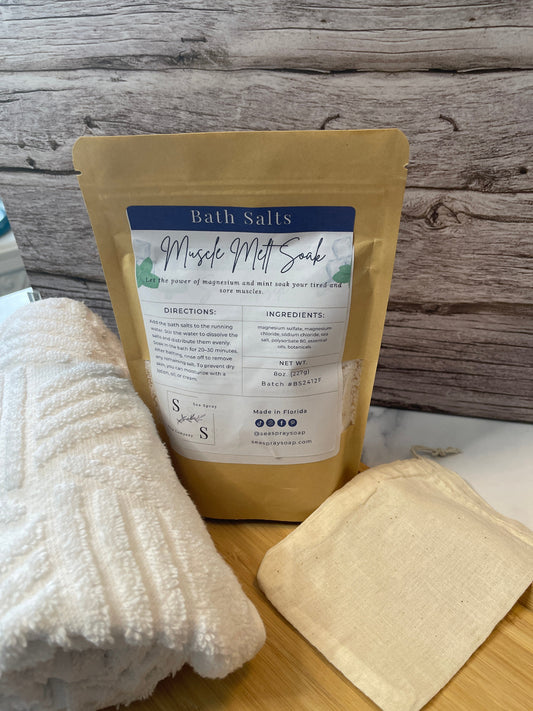 Premium Bath Salts - 8oz Bags