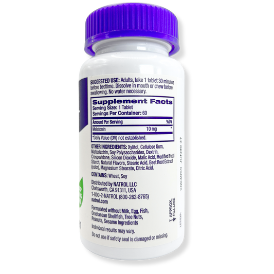 Natrol Melatonin Fast Dissolve - Citrus 10 mg 60 Tabs