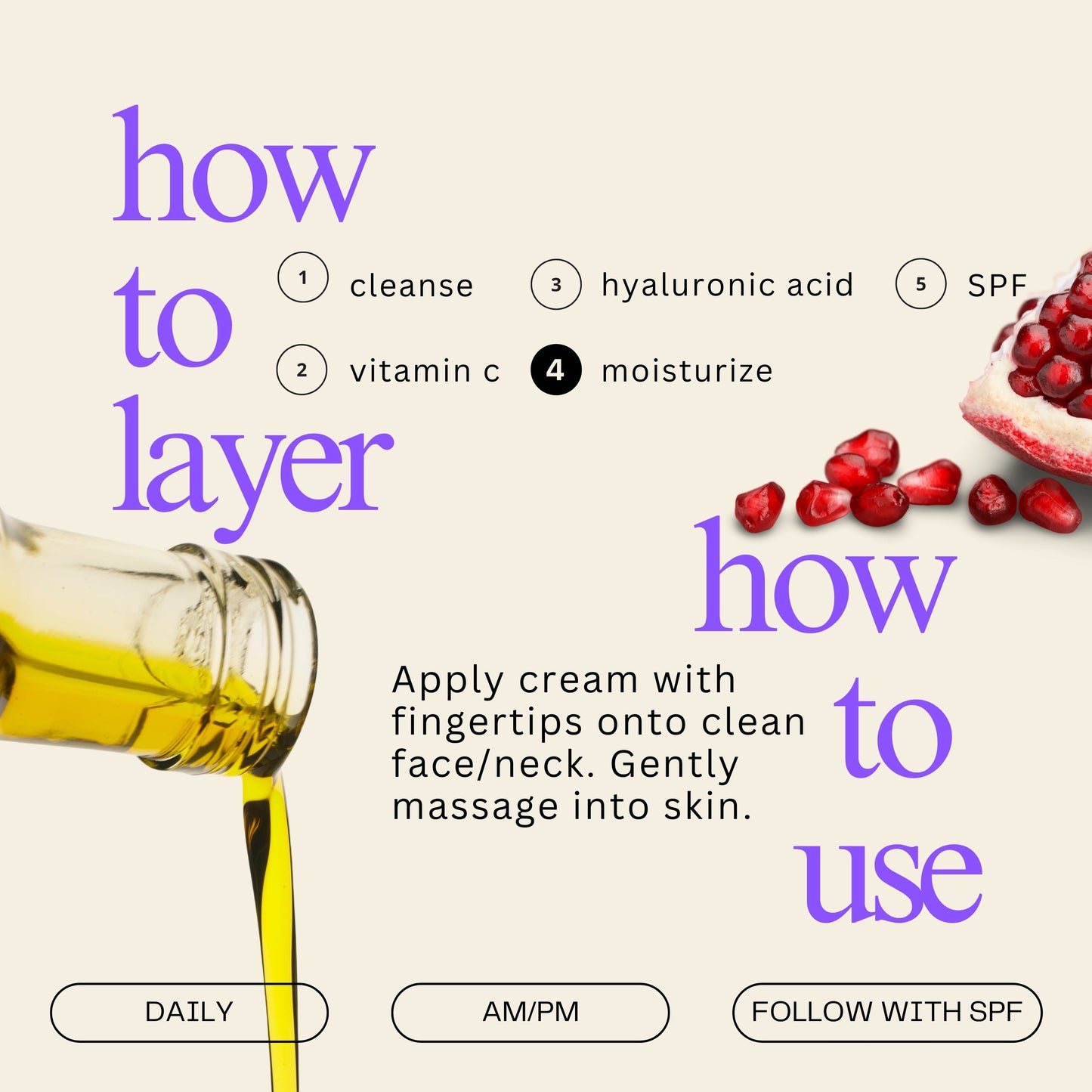 Pomegranate & Olive Squalane Cream