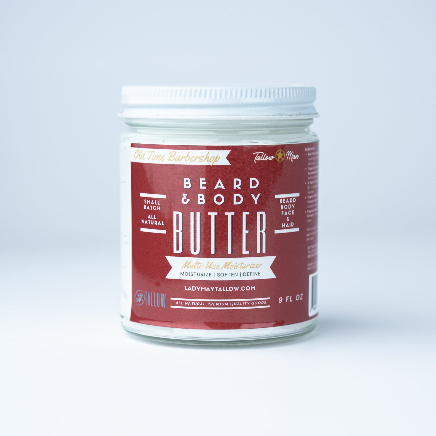 Old Time Barbershop | Tallow Beard + Body Butter for Men