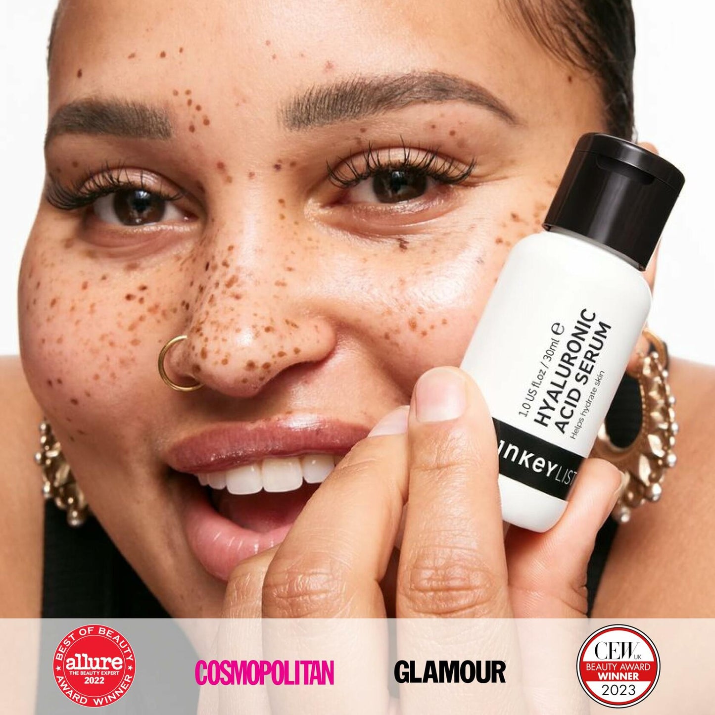 The INKEY List Hyaluronic Acid Serum 1oz - Hydrating Plump Smooth Skin New