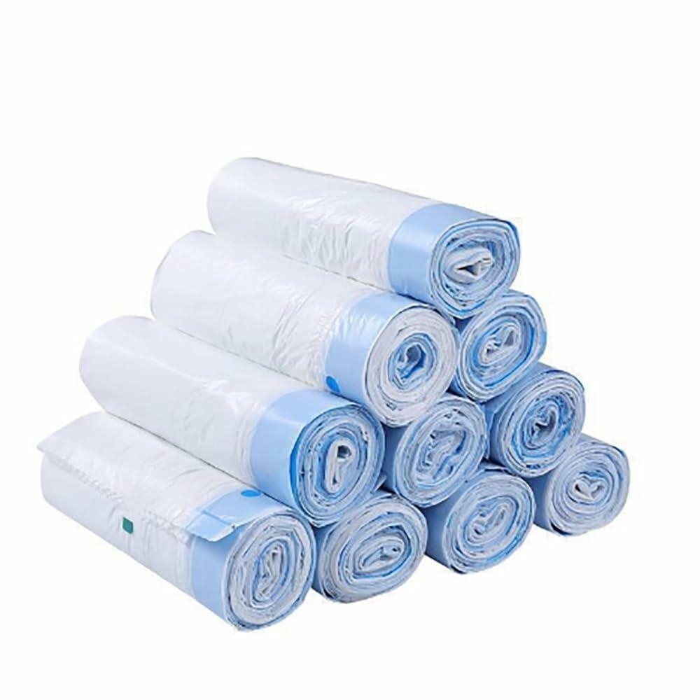RatnaKetu 4 Gallon Drawstring Trash Bags Thick Strong Unscented 80 Count