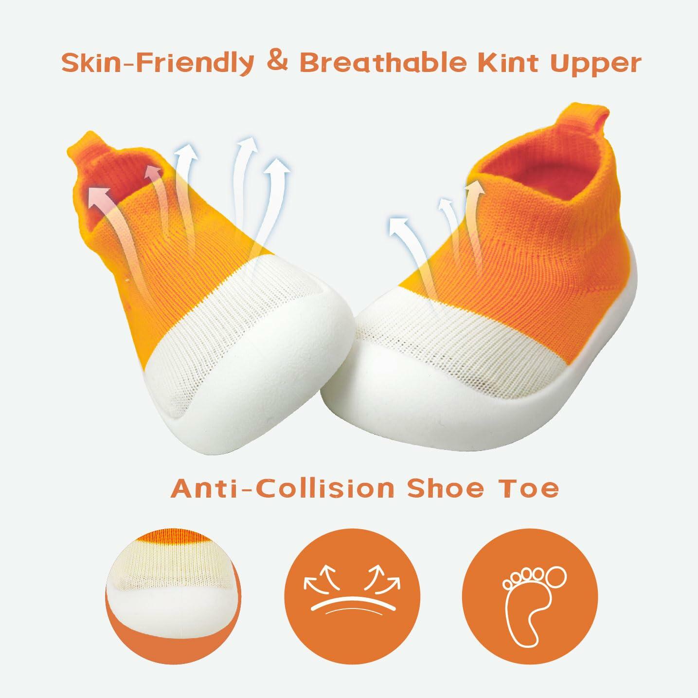 BaErSan Baby Mesh Breathable First Walking Shoes Blue Size 25-30 Months