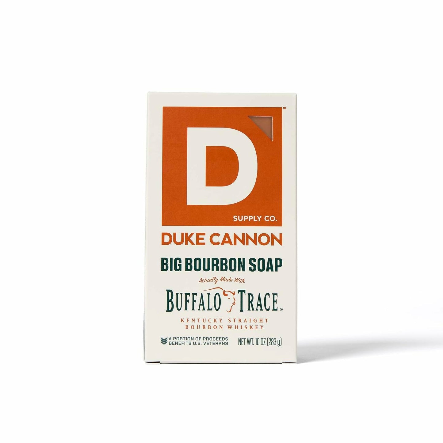 Duke Cannon Supply Co. Men's Bourbon Bar Soap 10 oz Extra Large USA Made
