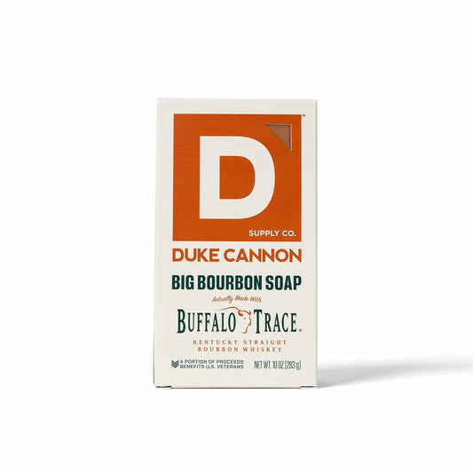 Duke Cannon Supply Co. Men's Bourbon Bar Soap 10 oz Extra Large USA Made