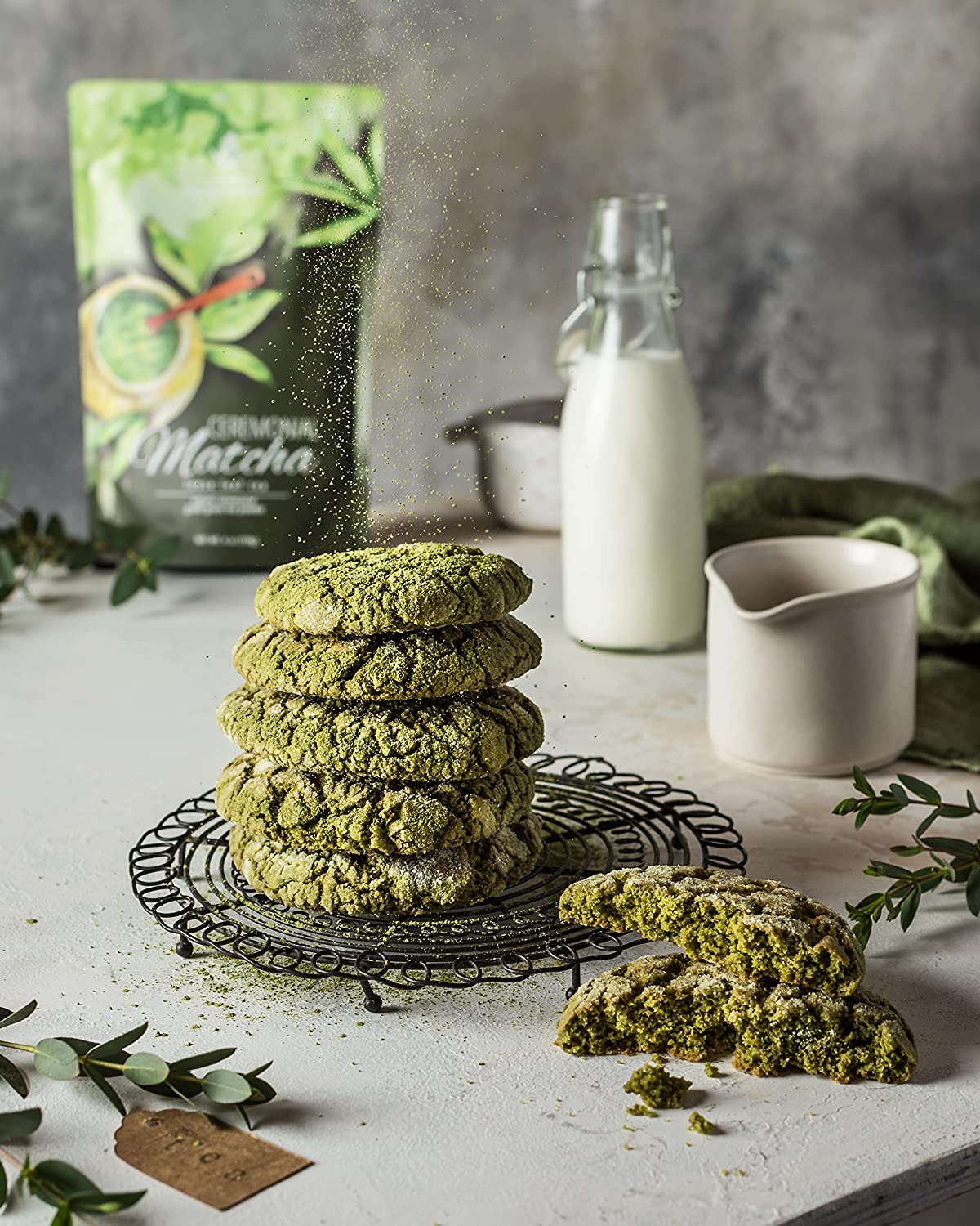 Ceremonial Matcha Green Tea Powder, Authentic Japanese - Premium First Harvest - Energy & Focus - Antioxidant Rich - USDA Organic & Kosher - 4 oz (113g)