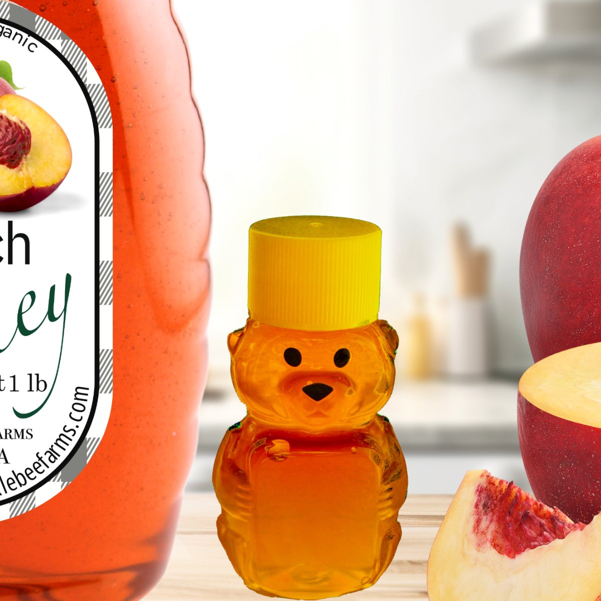 Peach Infused Honey
