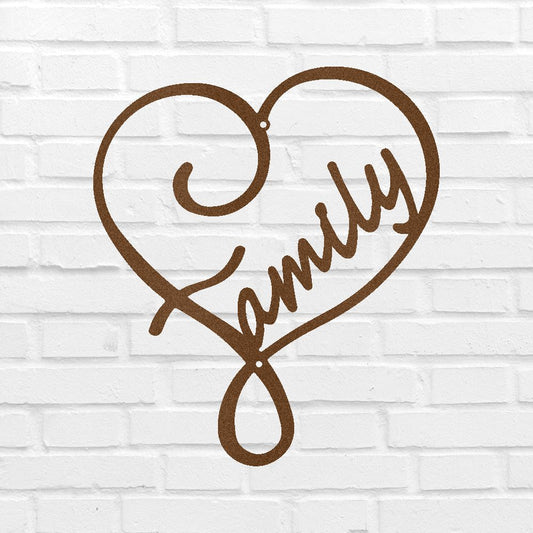 Family Love Personalized Gifts - Custom Metal Sign