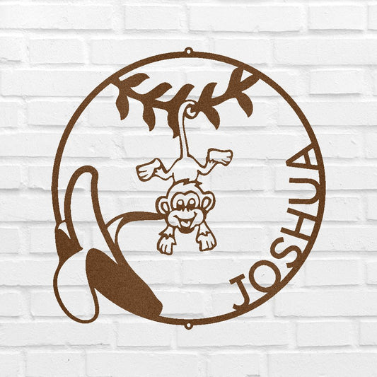 Our Little Monkey Personalized Gifts - Custom Metal Sign