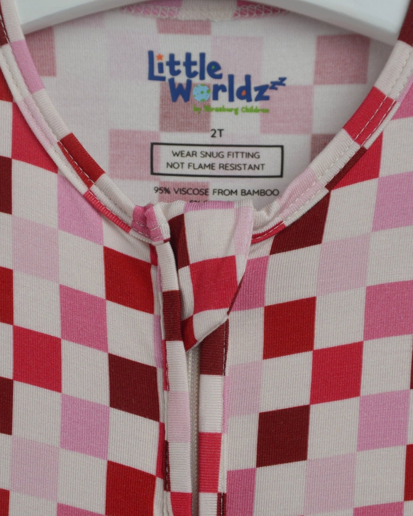Pink Bamboo Toddler Pajamas