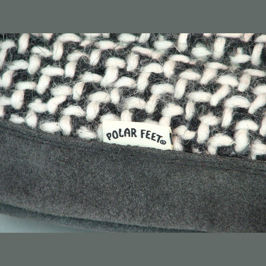 Polar Feet Men's Perfect Mocs Grey Wool