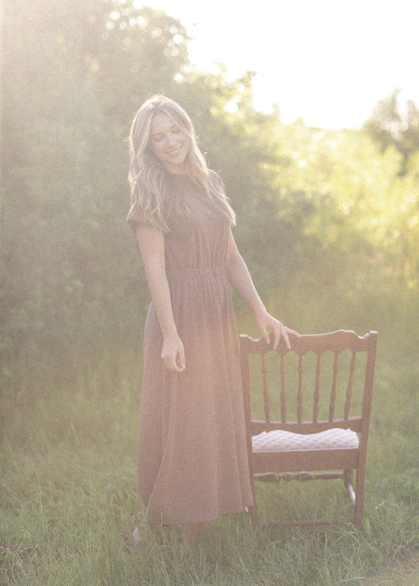 Casey Cap Sleeve Midi Dress