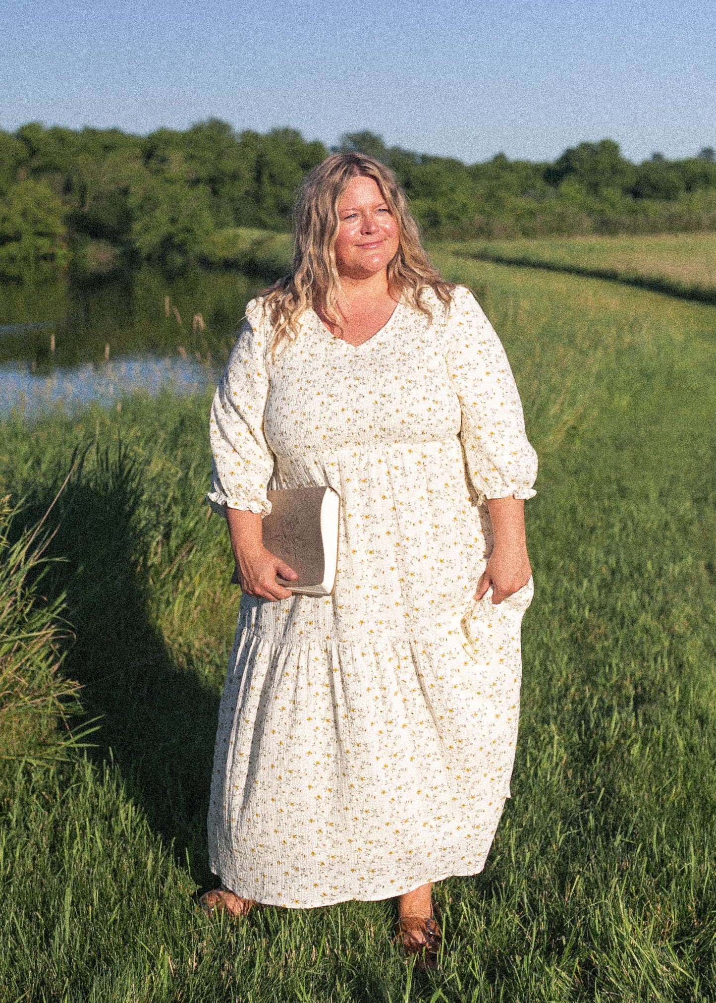 Flora Smocked Midi Dress