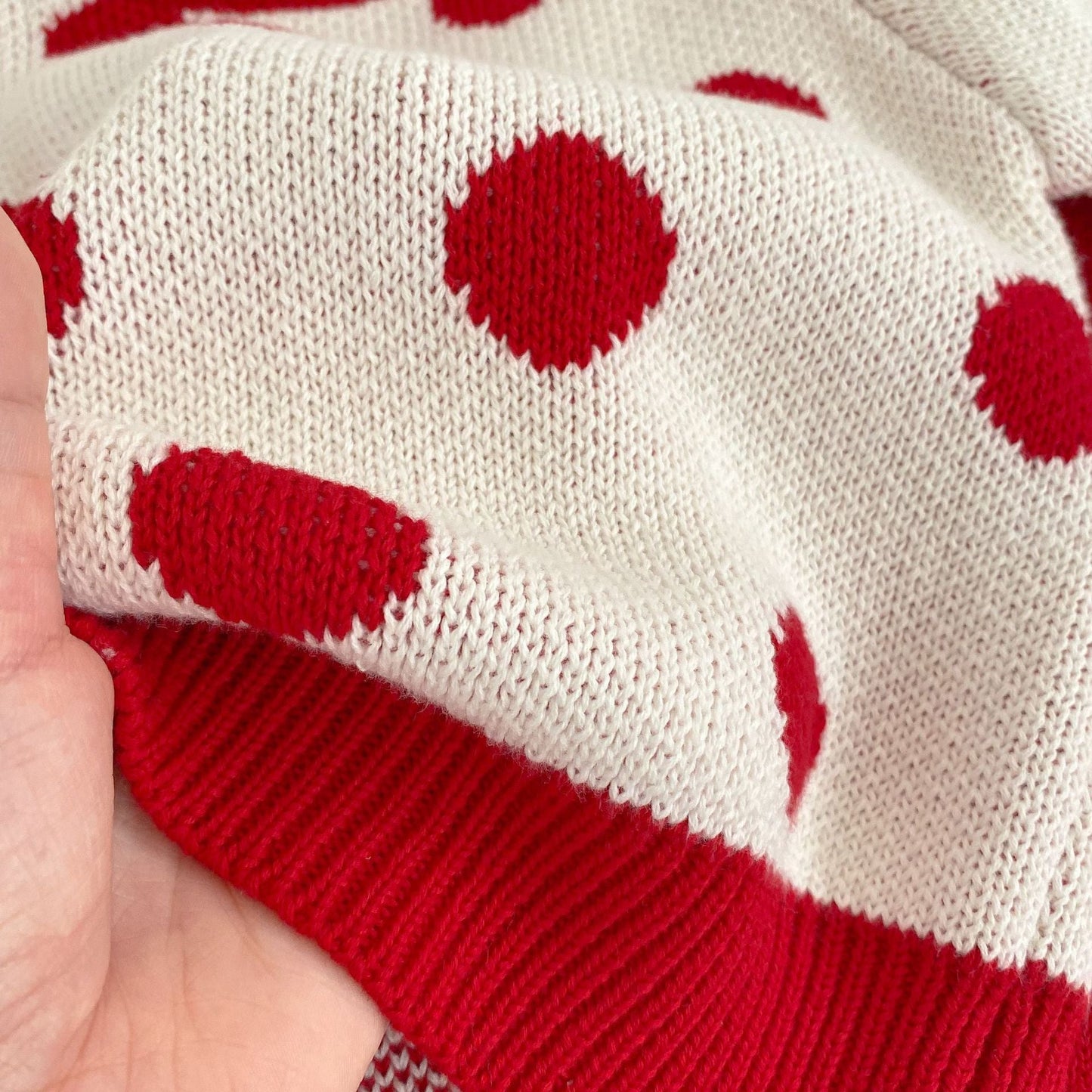 Baby Solid Color Jumpsuit or Dot Graphic Crewneck Sweater