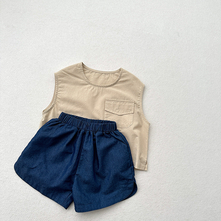 Summer Arrival Unisex Blue Denim Shorts