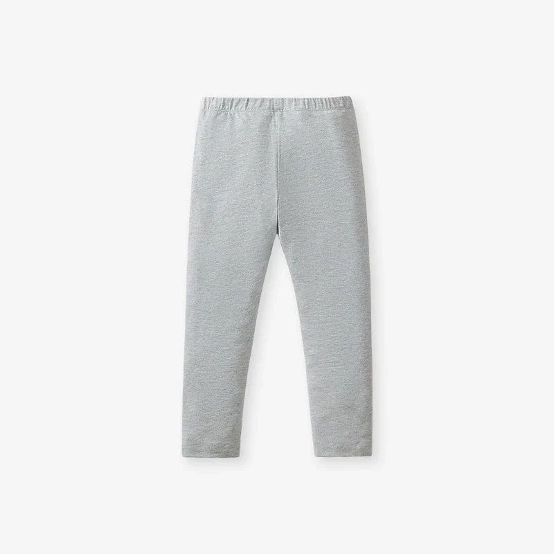 Spring and Autumn Girls Cute Rainbow Pattern Long Sleeves Sweatshirt and Grey Pants Clothing Set