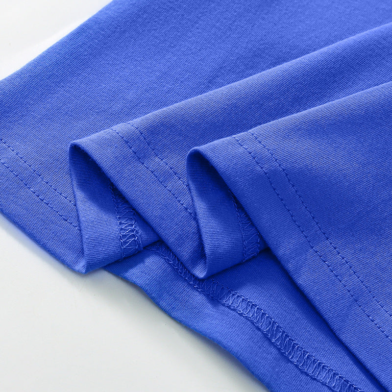 Summer Arrival Cute Cloud Cartoon Pattern Short Sleeves Dress for Stylish Girls