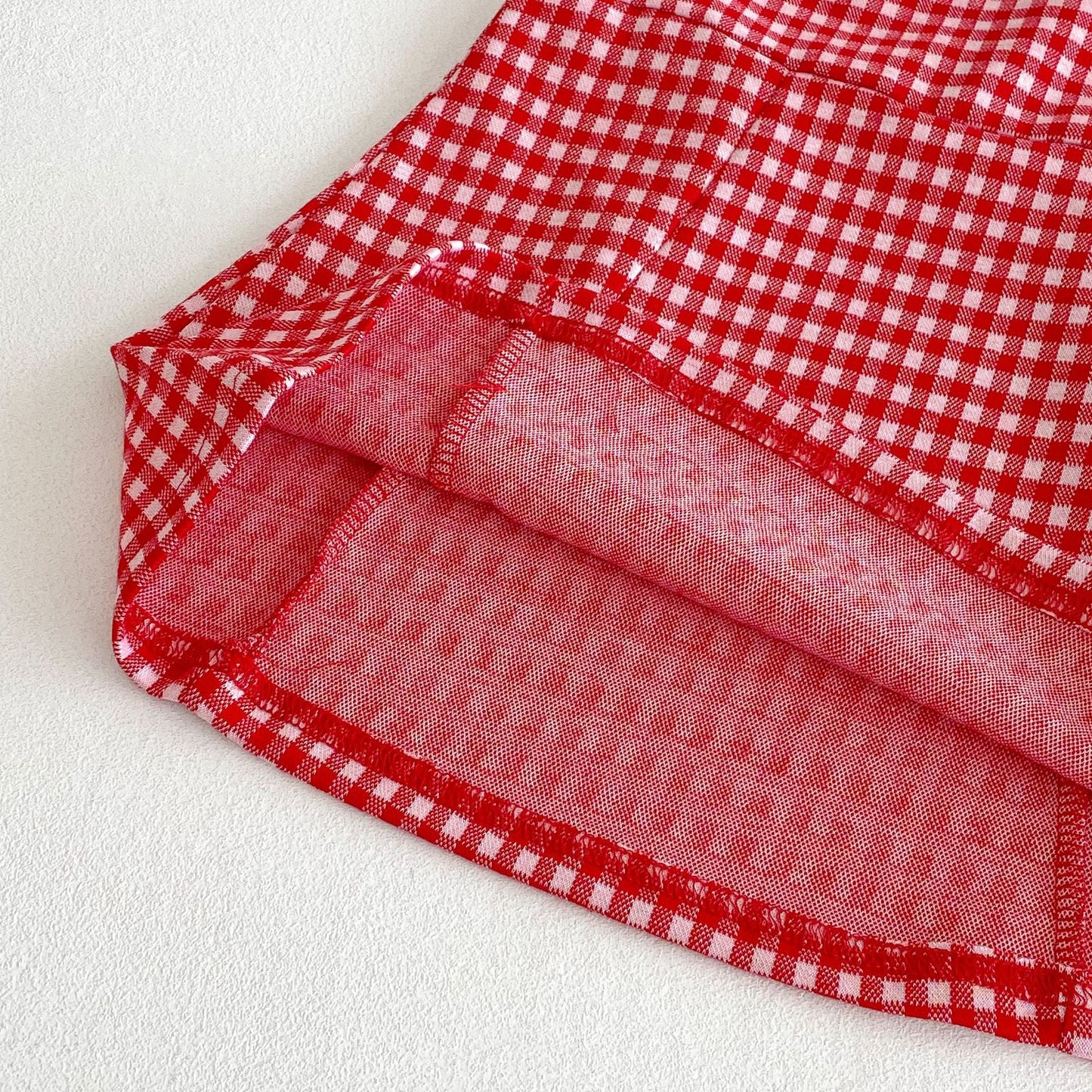 Summer Arrival Baby Girls Cute Plaid Pattern Sleeveless Strap Dress