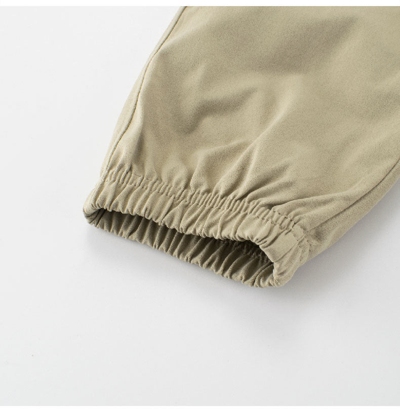 Children’s Summer Boys’ Solid Color Thin Breathable Pants – Casual Kids Trousers